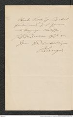 Nachlass Franz Steindachner, Brief von V. Langer an Franz Steindachner (20.02.1886), Inv.Nr. 288.01, Seite 2